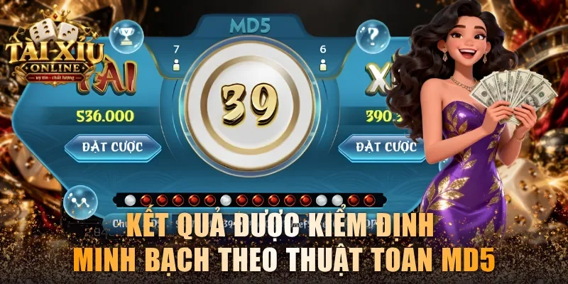 Tài Xỉu Vin88 - Game Giải Trí Đổi Thưởng Ăn Khách Top 1 3 Kết quả được kiểm định minh bạch theo thuật toán MD5